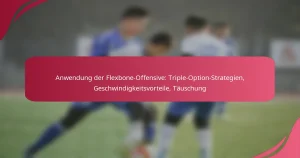 Anwendung der Flexbone-Offensive: Triple-Option-Strategien, Geschwindigkeitsvorteile, Täuschung
