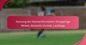 Nutzung der Diamantformation: Einzigartige Winkel, Abstands Vorteile, Laufwege